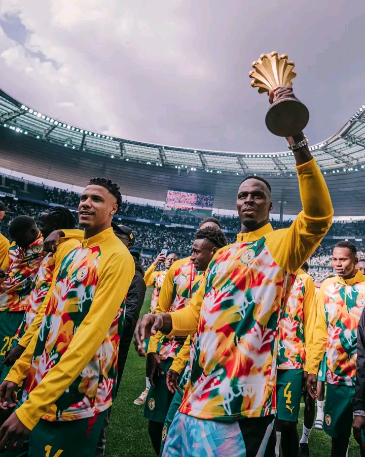 Senegal parade AFCON Trophy despite being stripped of title