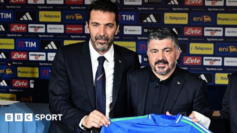 Italy v Northern Ireland: Northern Ireland deserve Italy’s respect – Buffon Gianluigi Buffon (left) pictured with Italy manager Gennaro Gattuso