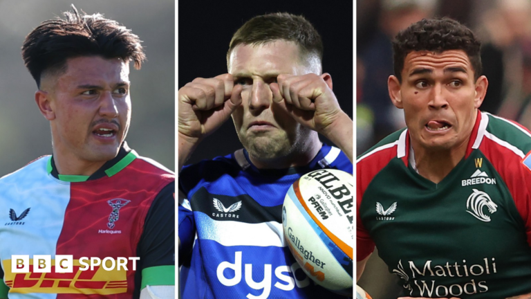 Marcus Smith, Finn Russell and Izaia Perese