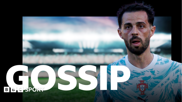 Football gossip: Silva, Rashford, Fernandes, Trafford, Barrenetxea A graphic of Premier League players from every team in the division in 2025-26 season, with the Premier League trophy in front of them.